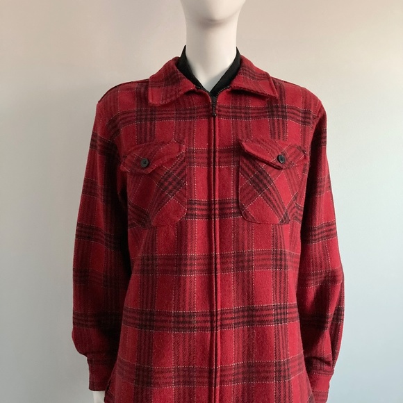 Ladies Woolrich Zip Up Shacket, Size L - Picture 3 of 14